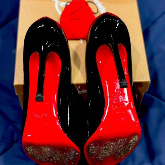 Christian Louboutin Patent Leather Flo 120mm - Picture 2 of 3